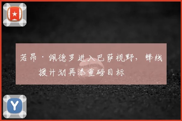 若昂·佩德罗进入巴萨视野，锋线引援计划再添重磅目标